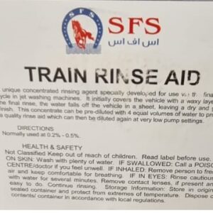 TRAIN RINSE AID